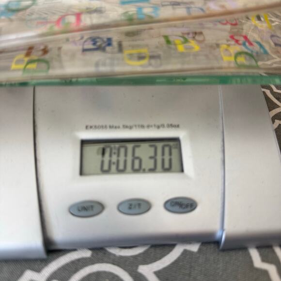 Vtg. Dooney & Bourke Signature Small Clear Lunch Mini Tote Bag Leather — Rainbow - Picture 9 of 9